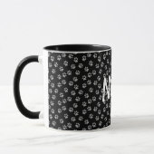 Tasse Empreinte de Patte Avec Nom (Gauche)