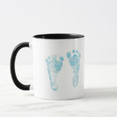 Tasse empreinte de pied de bébé (Gauche)