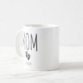 Tasse Empreintes de Bébé Maman Fée. 20XX (Devant gauche)