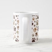 Tasse Empreintes de Patte Sales (Dos)