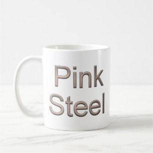 Tasse en acier rose