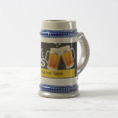 Tasse en ardoise Cheers and Beers (Devant droit)