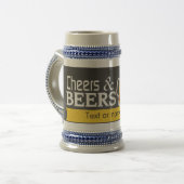Tasse en ardoise Cheers and Beers (Devant gauche)