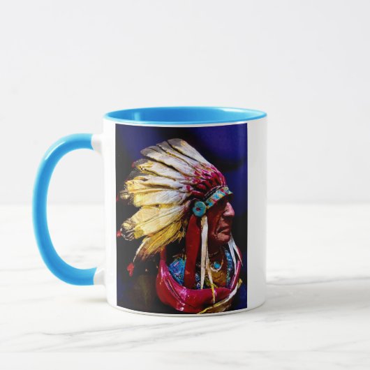 Tasse en art original du chef "Hunkpapa" (Gauche)