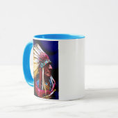 Tasse en art original du chef "Hunkpapa" (Devant gauche)