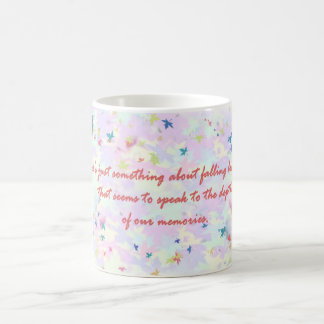 Tasse en baisse de citation de feuille