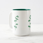 Tasse en bambou verte (Devant gauche)