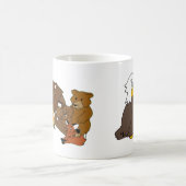 Tasse en bois d'Eagle d'insigne (Centre)