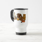 Tasse en bois d'Eagle d'insigne (Devant gauche)