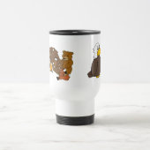 Tasse en bois d'Eagle d'insigne (Centre)