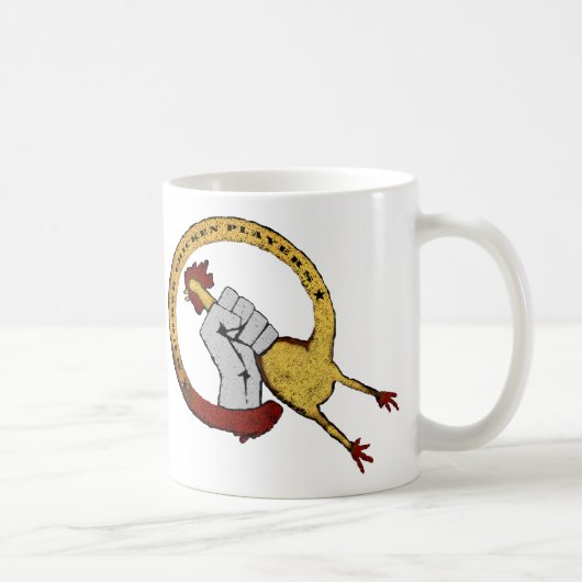 Tasse en caoutchouc de joueurs de poulet (Droite)