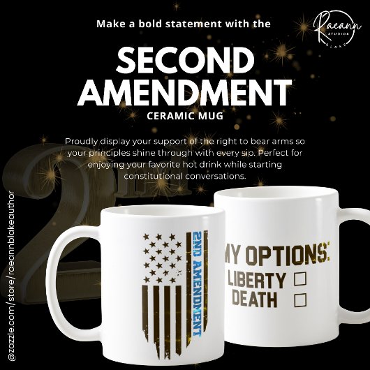 Tasse en céramique 2e amendement