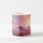 Tasse en céramique à motif papillon vif (Centre)
