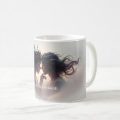 Tasse en céramique Amants Éternels Rapprochez-vous (Devant droit)