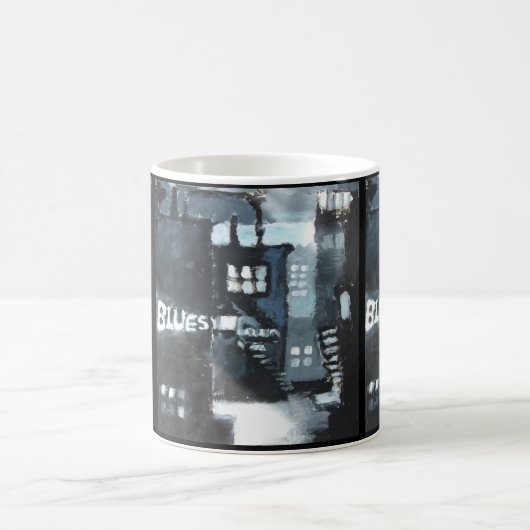 Tasse en céramique avec le décor d'art (Centre)