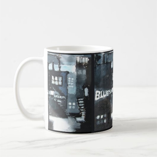 Tasse en céramique avec le décor d'art (Gauche)