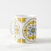 Tasse en céramique avec motif traditionnel sicilie (Devant gauche)