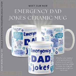 Tasse en céramique Blagues ringardes de Papa pour