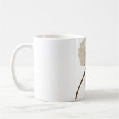Tasse en céramique blanche avec des hortensias (Gauche)