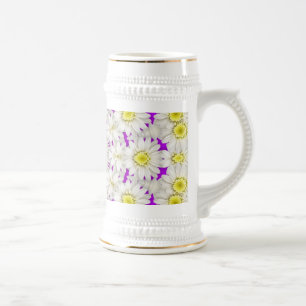 Tasse en céramique blanche de Stein de bière