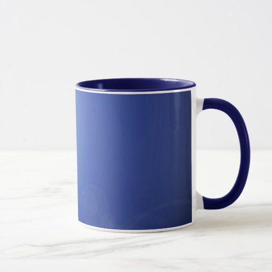 Tasse en céramique Clair de Lune Bleu (Droite)