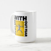 Tasse en céramique classique Premium – Café imprim (Devant gauche)