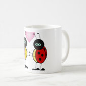 Tasse en céramique coccinelle charmante (Devant droit)