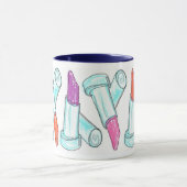 Tasse en céramique - couleur multi de rouge à (Centre)