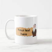 Tasse en céramique custumizable de rabbin juif (Gauche)