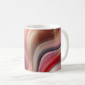 Tasse en céramique d'art abstrait (Devant droit)