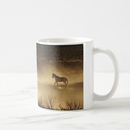 Tasse en céramique de cheval sauvage (Droite)