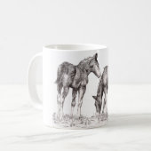 Tasse en céramique de colts (Devant gauche)