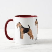 Tasse en céramique de gallois Terrier (Gauche)