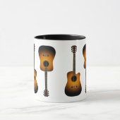 tasse en céramique de guitares acoustiques (Centre)
