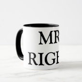 Tasse en céramique de M. RIGHT (Devant gauche)