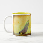 Tasse en céramique de yacht de navigation (Gauche)