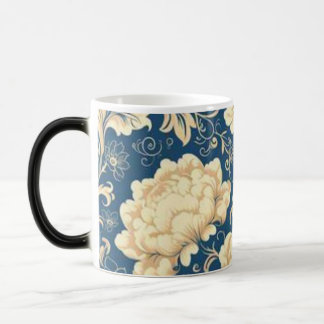 Tasse en céramique florale vintage | Botanica bleu