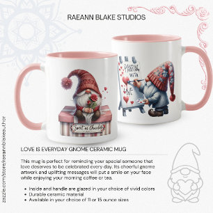 Tasse en céramique Gnome de l'amour au quotidien