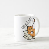 Tasse en céramique Grumpy Cat Coffee Time (Devant droit)