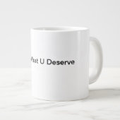 tasse en céramique lave-vaisselle de 20 onces et (Devant droit)