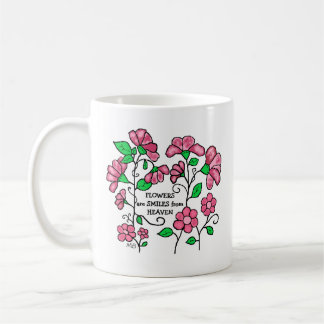 Tasse en céramique - Les fleurs sont des sourires