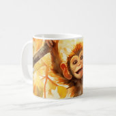 Tasse en céramique Monkey Business (Devant gauche)
