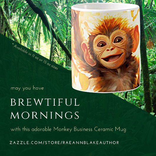 Tasse en céramique Monkey Business