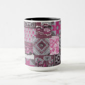 Tasse en céramique patchwork quilt (Centre)