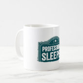 Tasse en céramique Professional Sleeper™ (Devant gauche)
