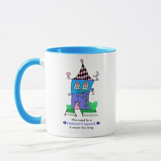Tasse en céramique - Route vers la maison d'un ami (Gauche)