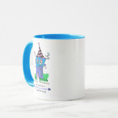 Tasse en céramique - Route vers la maison d'un ami (Devant gauche)