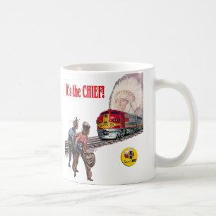 Tasse en chef superbe de train de Santa Fe