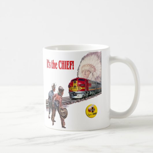 Tasse en chef superbe de train de Santa Fe (Droite)