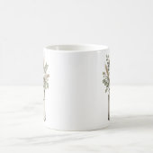 Tasse en coton et eucalyptus de ferme rustique | V (Centre)